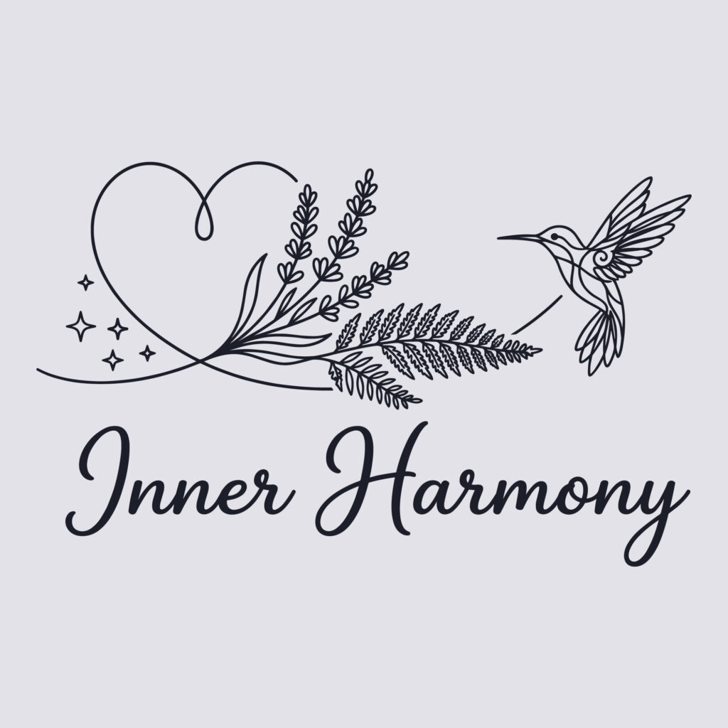 Hummingbird line art SVG and botanical heart line art illustration